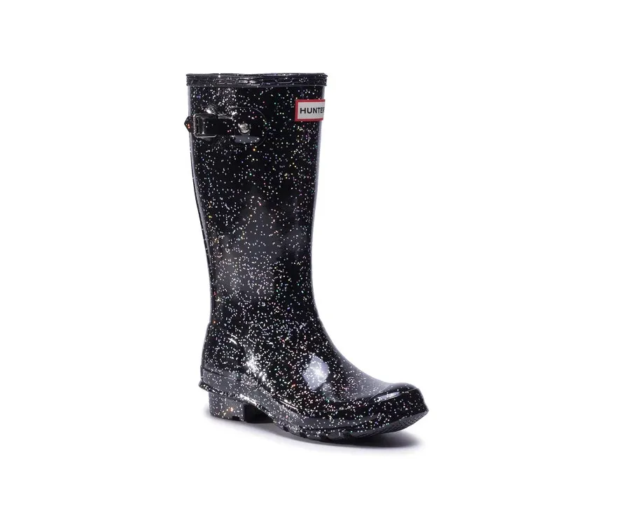 obrazek 1 Hunter Kalosze Org Kids Giant Glitter Boots JFT6075RGT Czarny