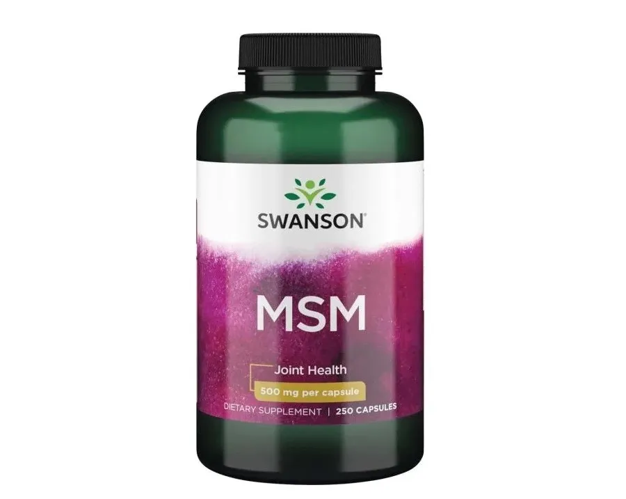 obrazek 1 Swanson MSM 500 mg Preparat na stawy Kapsułki
