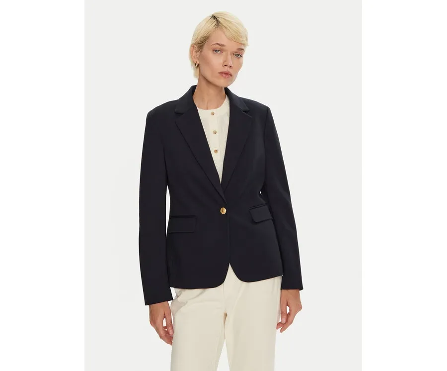 obrazek 1 Tommy Hilfiger Marynarka WW0WW43473 Granatowy Regular Fit