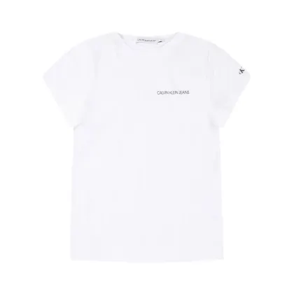 Zdjęcie Calvin Klein Jeans T-Shirt IB0IB00456 Biały Regular Fit