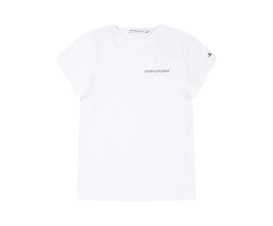 obrazek 1 Calvin Klein Jeans T-Shirt IB0IB00456 Biały Regular Fit