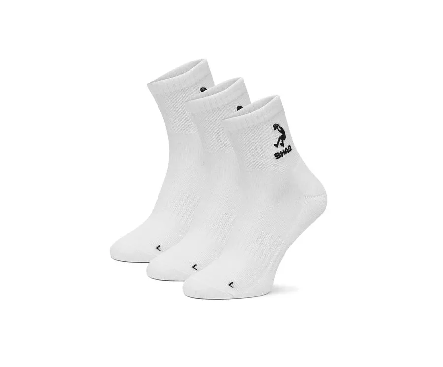 obrazek 1 Shaq Skarpety AS_SHQ_H_001Z_SS25 (3-PACK) Biały
