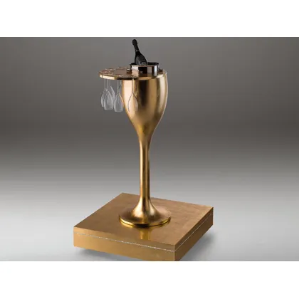 Zdjęcie Elegancki stojak na wino i kieliszki - Brummel