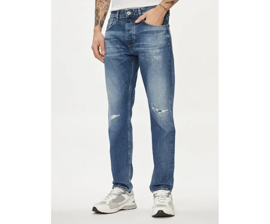 obrazek 1 Pepe Jeans Jeansy PM207392 Niebieski Tapered Fit