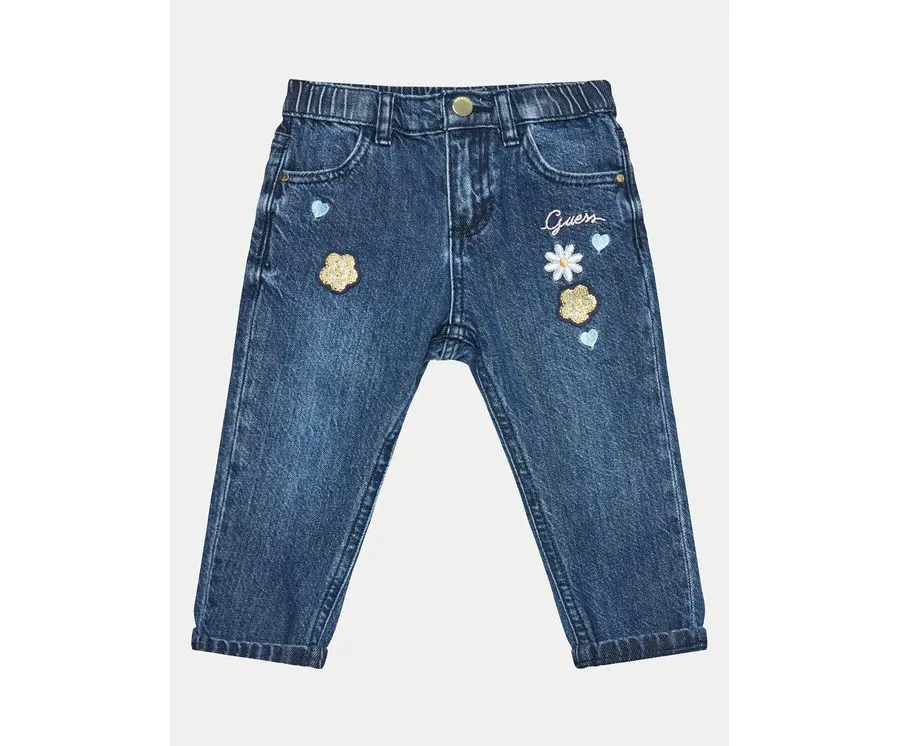 obrazek 1 Guess Jeansy K4YA01 D45E0 Granatowy Relaxed Fit