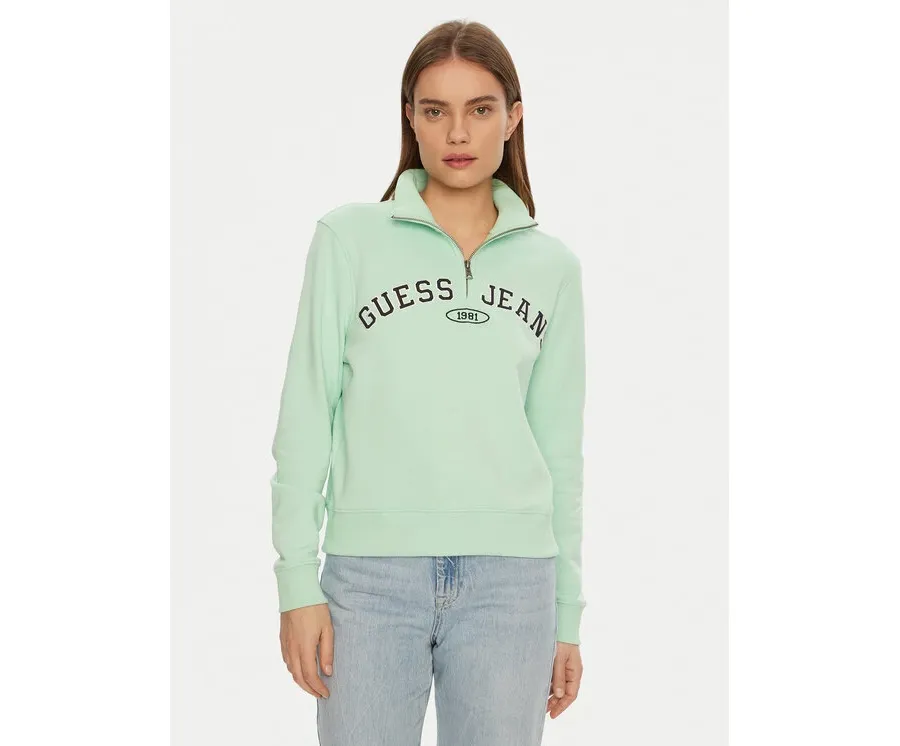 obrazek 1 Guess Jeans Bluza W5RQ25 K68I4 Zielony Regular Fit