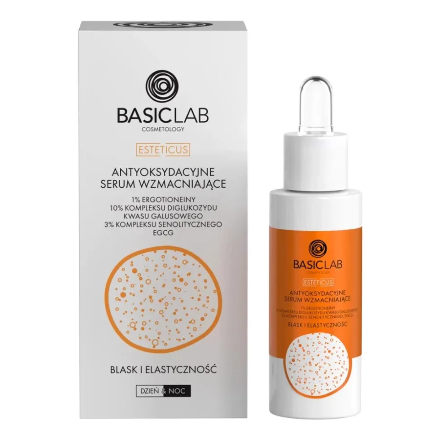 obrazek 1 BasicLab Esteticus Antyoksydacyjne serum wzmacniające 1% ergotioneiny, 10% kompleksu Basiclab Dermocosmetics