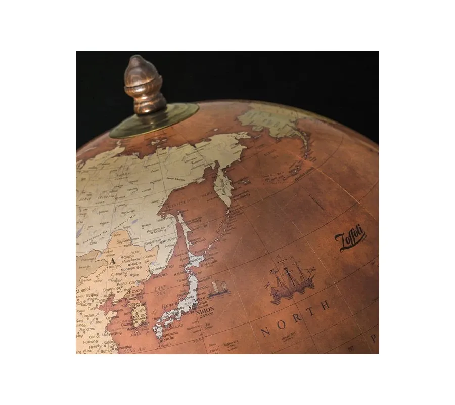 obrazek 4 Globobarek z mapą polityczną do gabinetu lub salonu