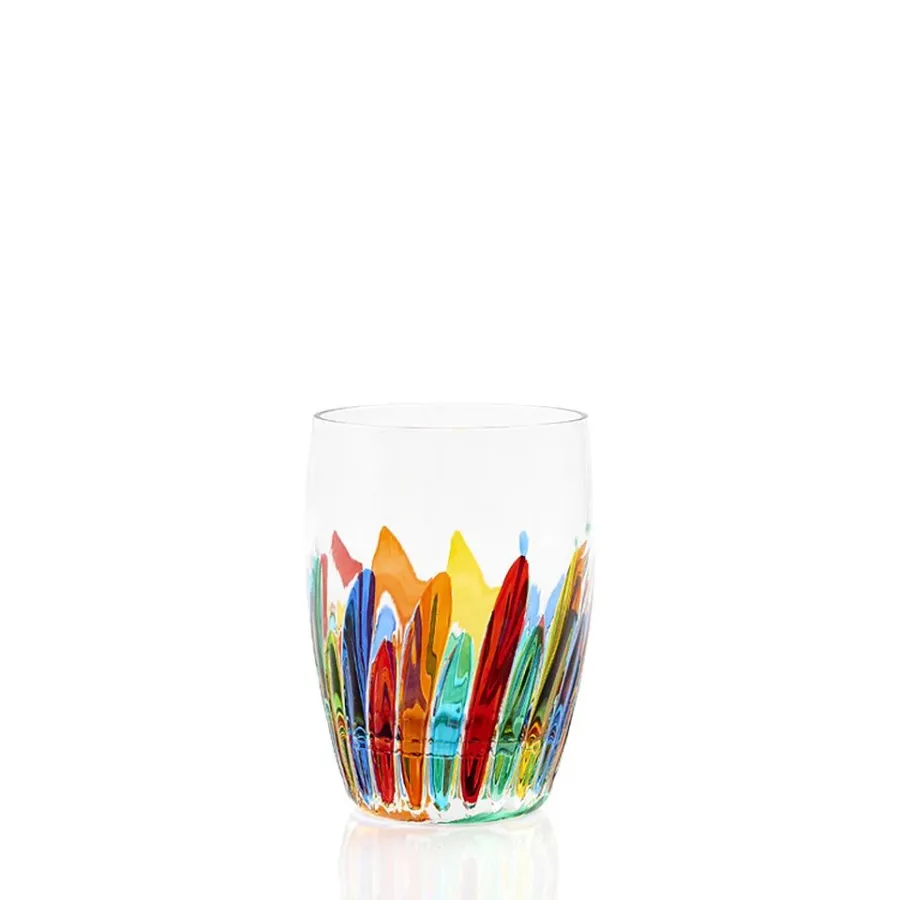 obrazek 1 Artystycznie malowany komplet 6 szklanek do wody (345 ml)
