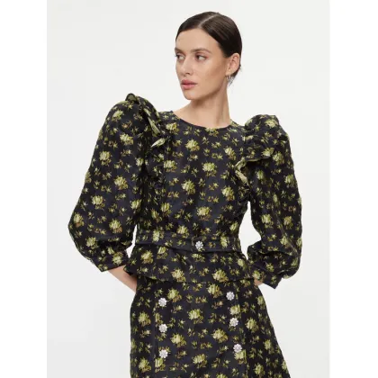 Zdjęcie Custommade Bluzka Delinda 999442218 Czarny Regular Fit