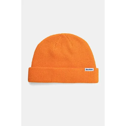 Zdjęcie Butter Goods czapka Wharfie Beanie kolor pomarańczowy z cienkiej dzianiny BG243810
