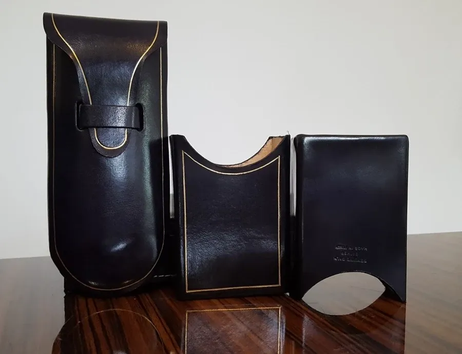 picture 4 Luxurious, leather glasses case
