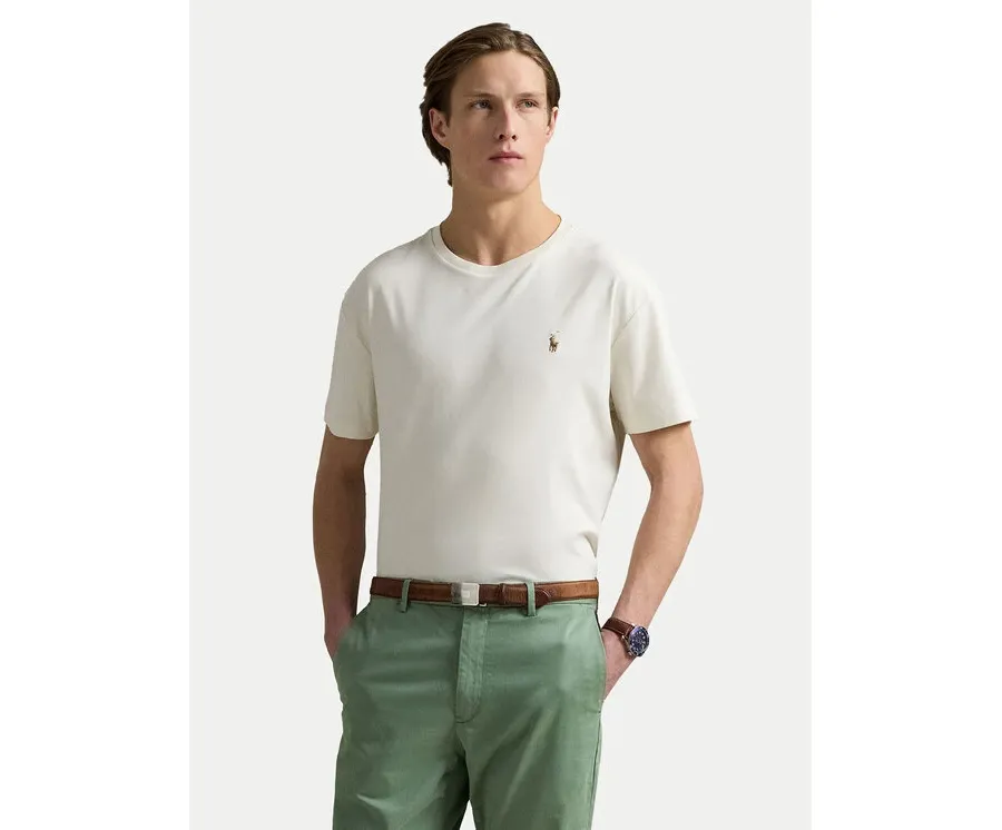 obrazek 1 Polo Ralph Lauren T-Shirt 710740727094 Écru Custom Slim Fit