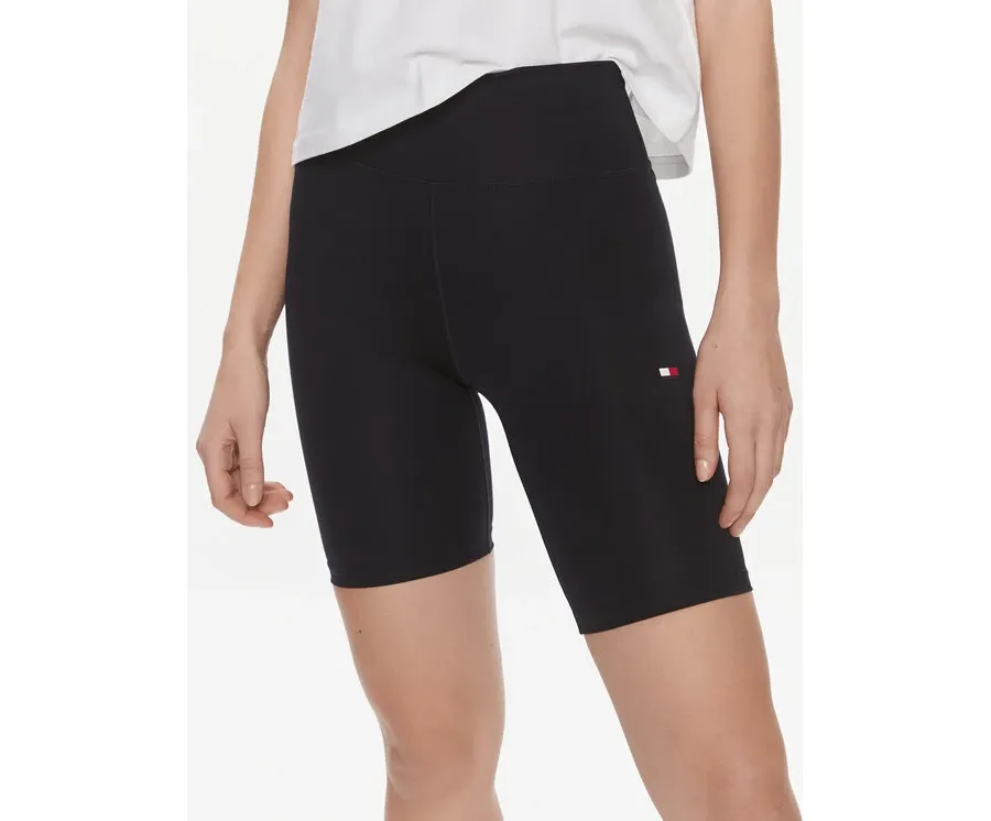 obrazek 1 Tommy Hilfiger Kolarki Essentials Hw Flag Fitted Short WW0WW41112 Granatowy Skinny Fit