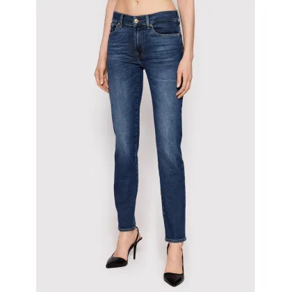 Zdjęcie 7 For All Mankind Jeansy Roxanne JSWX1200LM Granatowy Slim Fit