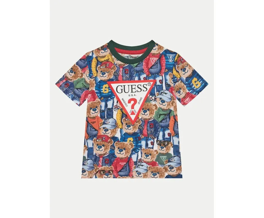 obrazek 1 Guess T-Shirt N5RI14 K8HM4 Kolorowy Regular Fit