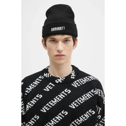 Zdjęcie Carhartt WIP czapka Industry Beanie kolor czarny I034368.K02XX