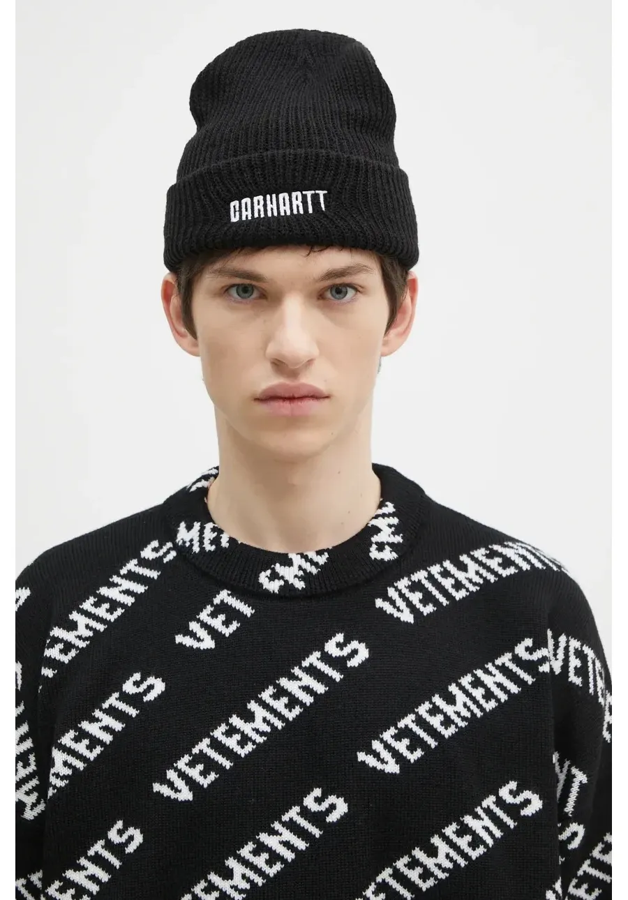 obrazek 1 Carhartt WIP czapka Industry Beanie kolor czarny  I034368.K02XX