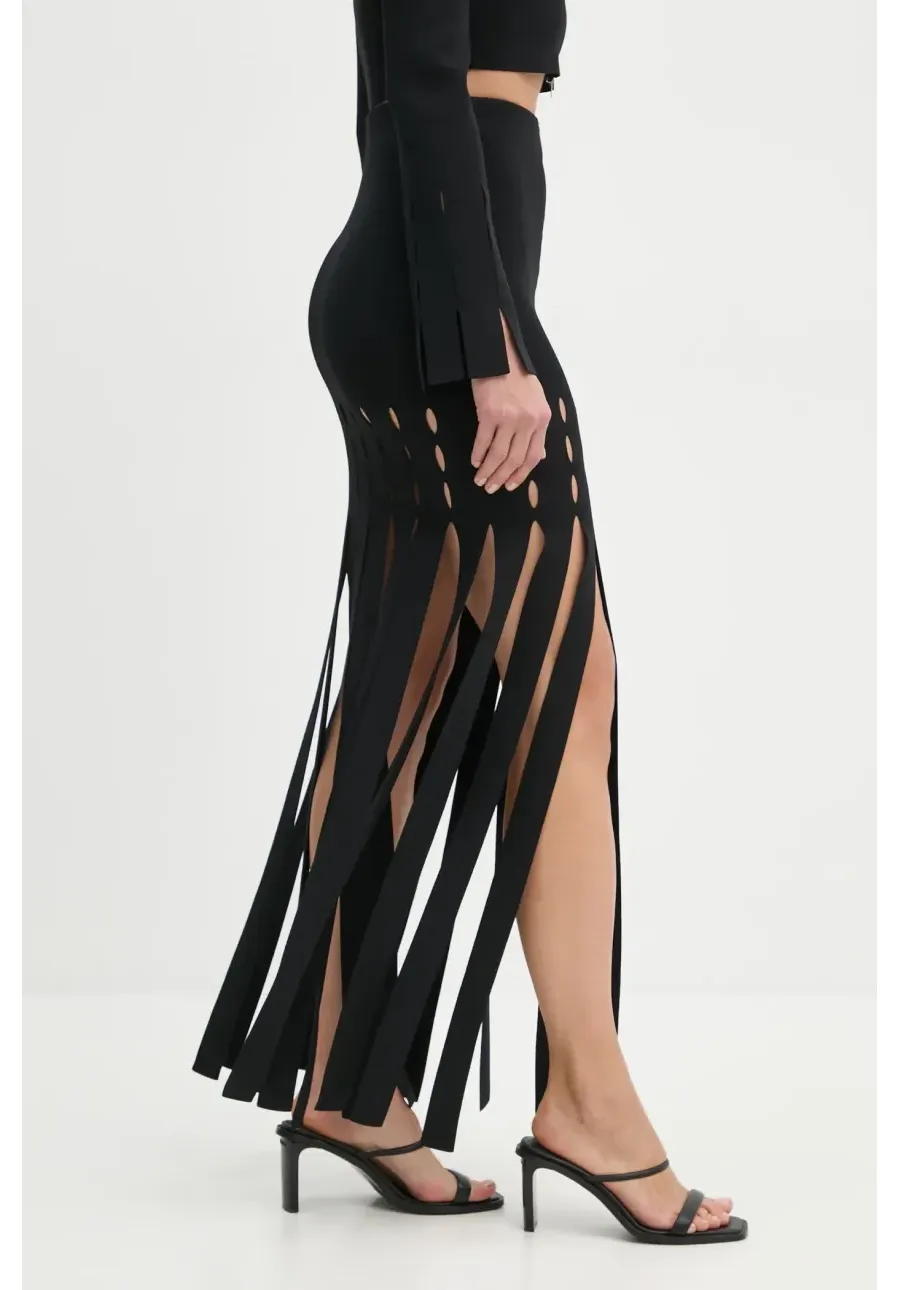 obrazek 1 Nanushka spódnica TRIANA kolor czarny mini ołówkowa NW24FWSK47000