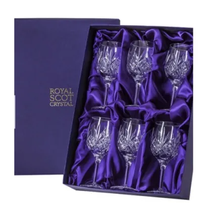 Zdjęcie Royal Scot Crystal Kieliszki Highland do Wina Duże 6szt Pres.Box