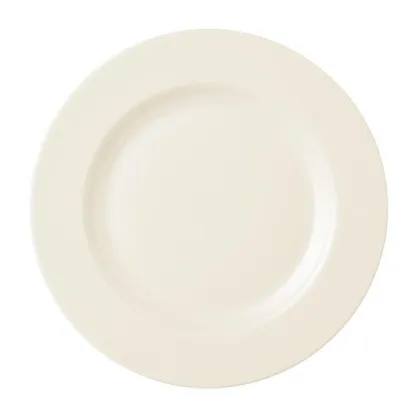 Zdjęcie Kremowy okrągły porcelanowy talerz z Niemiec – Tettau