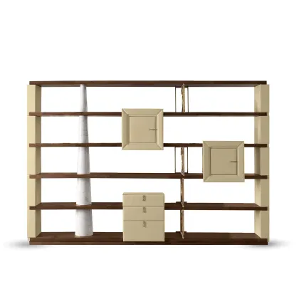 Zdjęcie Designerski regał na książki do nowoczesnego salonu - Mascheroni