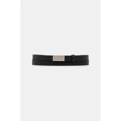 Zdjęcie MM6 Maison Margiela pasek skórzany damski kolor czarny SA5TP0011