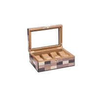 Picture Exclusive mahogany watch box