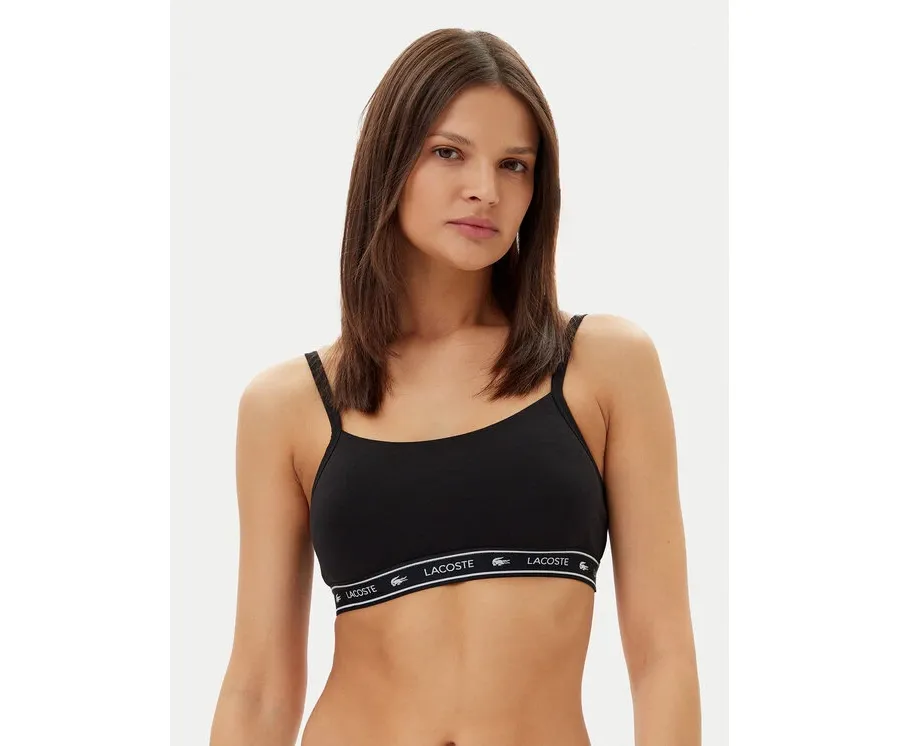 obrazek 1 Lacoste Biustonosz top IF8166 Czarny