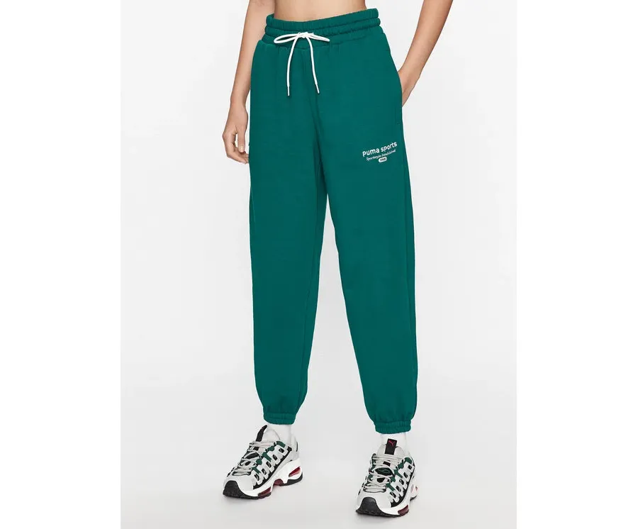 obrazek 1 Puma Spodnie dresowe Puma Team 621442 Zielony Regular Fit