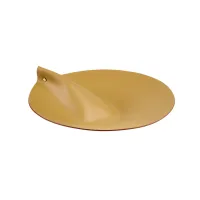 Zdjęcie Skórzana pokrywka Ø44 cm w kolorze musztardowym