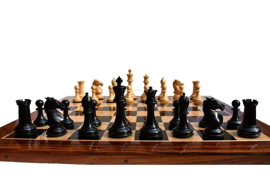 obrazek 3 Piękna drewniana kolekcja szachowa idealna na upominek - The Chess Empire
