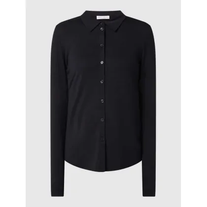 Zdjęcie Bluzka koszulowa z mieszanki wiskozy z wykładanym kołnierzem