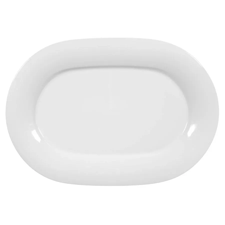 obrazek 1 Ekskluzywny duży owalny półmisek z porcelany w stylu nowoczesnym - Tettau