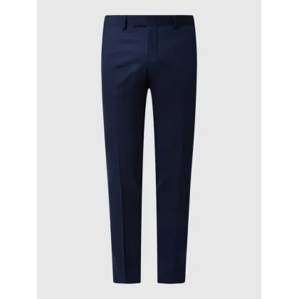 Zdjęcie Spodnie do garnituru o kroju slim fit z mieszanki wełny i elastanu model ‘Gordon’