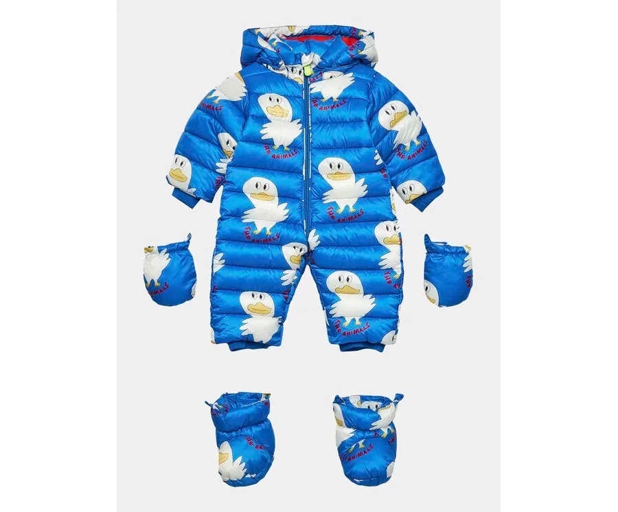 obrazek 1 Save The Duck Kombinezon zimowy Bumblebee I30002X MILA17 Niebieski Regular Fit