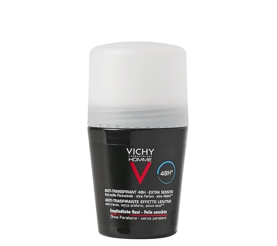 obrazek 1 Vichy Homme Anti-Transpirant 48H Antyperspirant dla mężczyzn Extra Sensitiv 50 ml