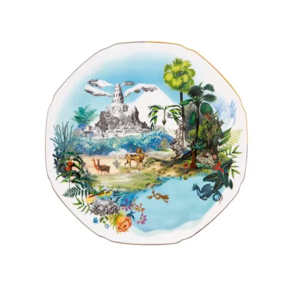 Zdjęcie Talerz-półmisek z porcelany Rêveries z wyjątkowym przedstawieniem krajobrazu - Vista Alegre