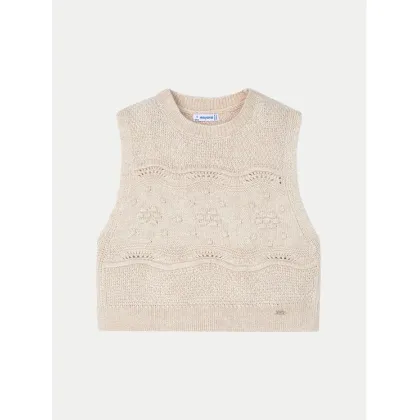 Zdjęcie Mayoral Kamizelka 4364 Beżowy Regular Fit