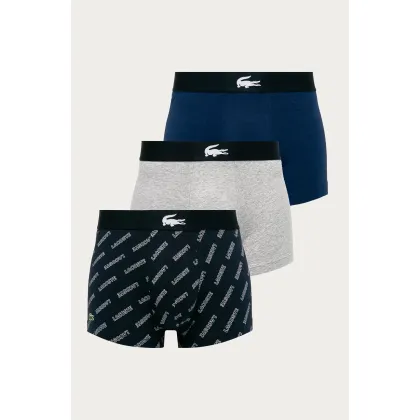Zdjęcie Lacoste bokserki 3-pack męskie kolor granatowy