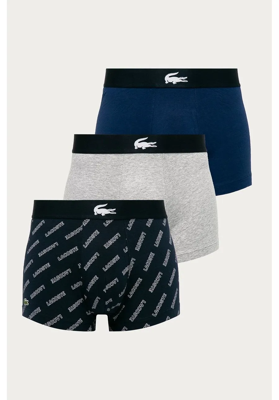 obrazek 1 Lacoste bokserki 3-pack męskie kolor granatowy