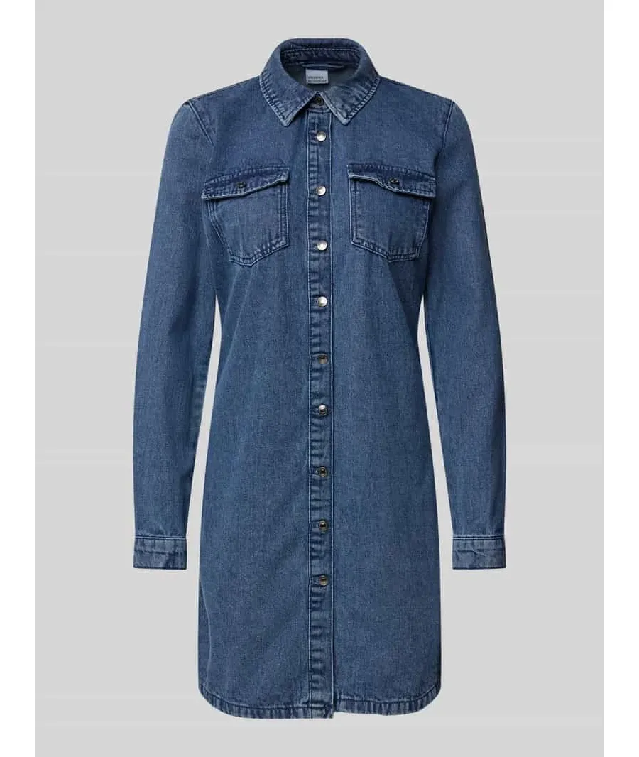 obrazek 1 Vero Moda Sukienka jeansowa Jennie 10310968 Niebieski Regular Fit