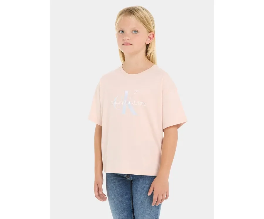 obrazek 1 Calvin Klein Jeans T-Shirt Serenity IG0IG02434 Różowy Boxy Fit