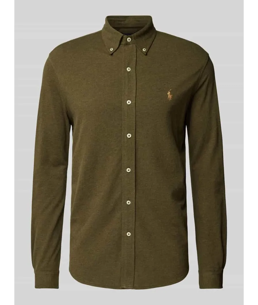 obrazek 1 Koszula casualowa o kroju slim fit z piki z czystej bawełny