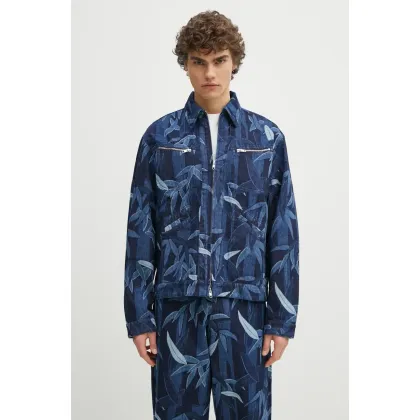 Zdjęcie Kenzo kurtka jeansowa kolor granatowy przejściowa FF55DV3106P1.DM
