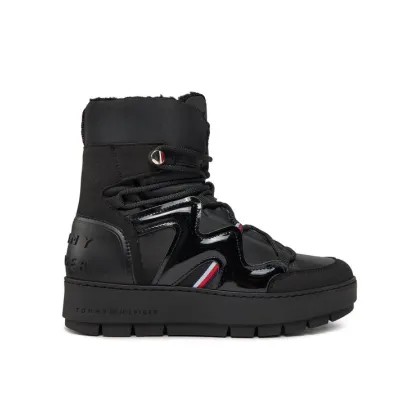 Zdjęcie Tommy Hilfiger Śniegowce Patent Snowboot FW0FW07852 Czarny