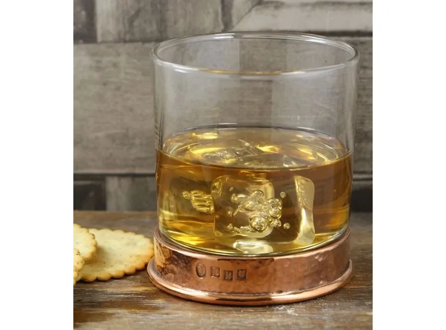 obrazek 2 Fantastyczna szklanka do whisky z miedzianym zdobieniem