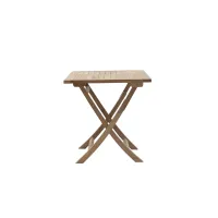 Zdjęcie Stylowy kwadratowy składany stół Singaraja-Moon do ogrodu lub na taras