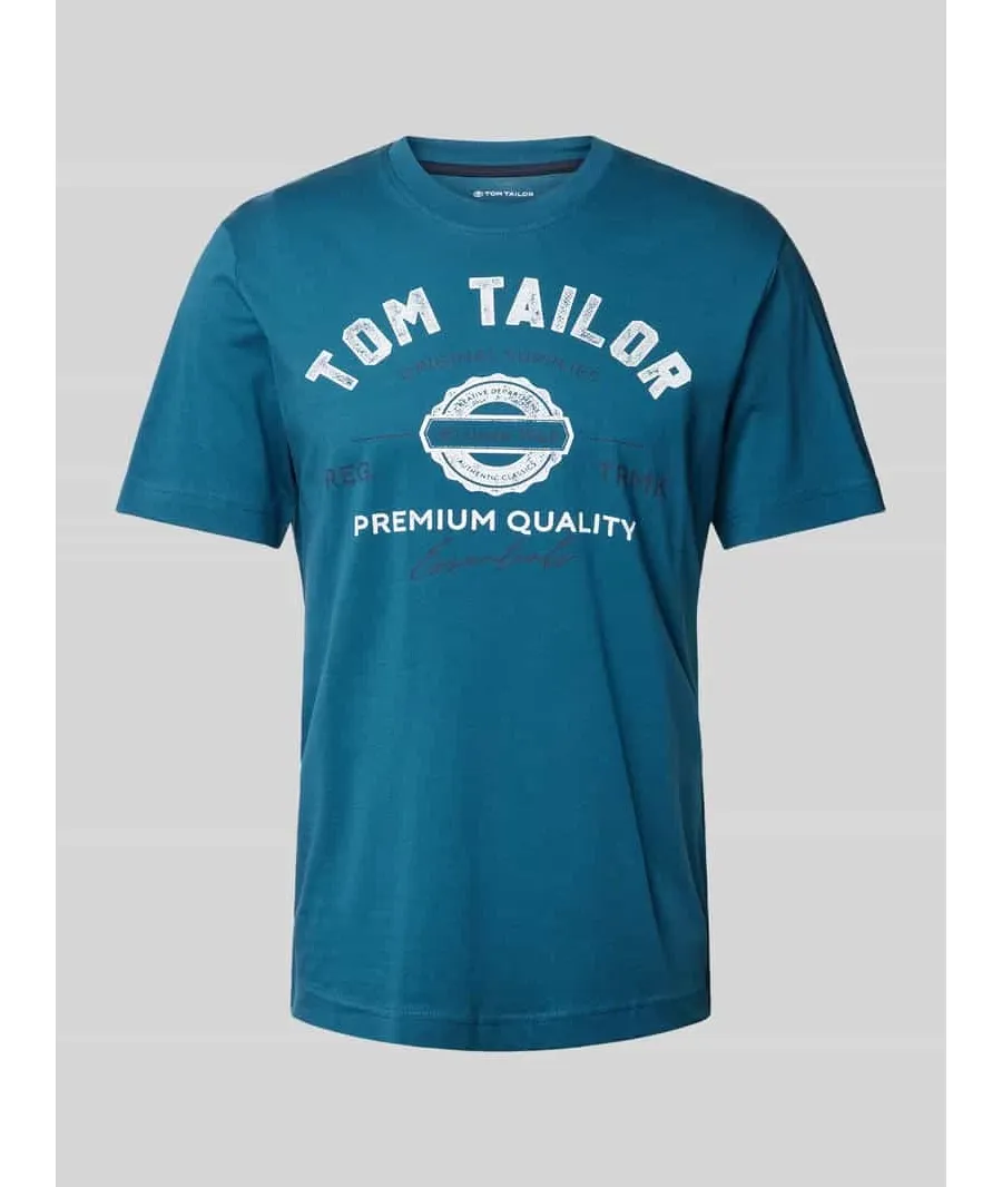 obrazek 1 T-shirt z nadrukiem ze sloganem