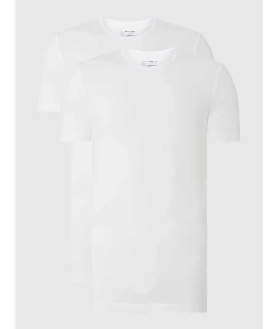 obrazek 1 T-shirt ze streczem w zestawie 2 szt.